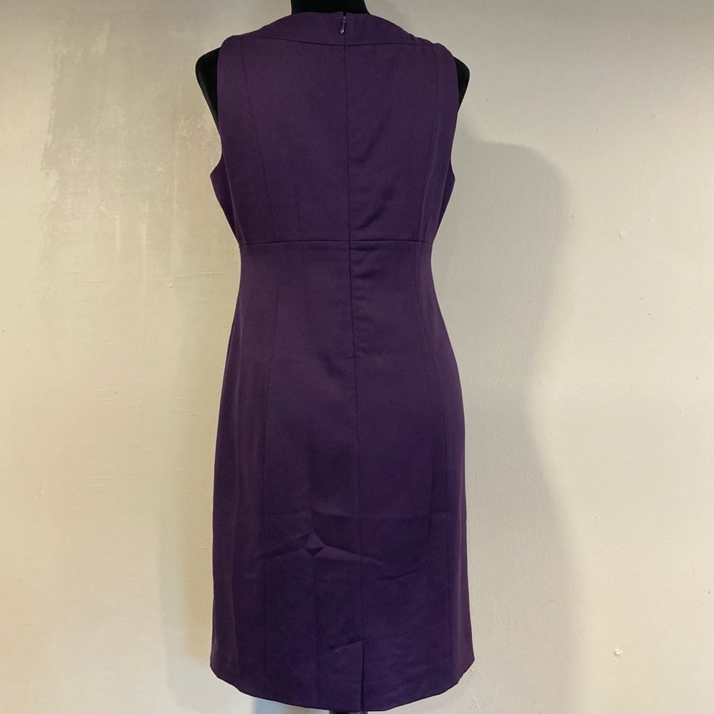 Pendleton Y2K 100% Virgin Wool Sleeveless Sheath Dress Sz 8 Made in USA 2000s - Picture 2 of 16